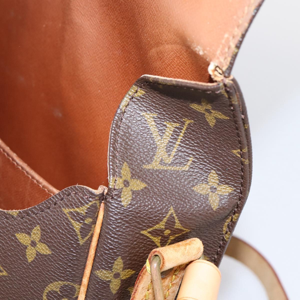 LOUIS VUITTON Monogram Cartouchiere GM Shoulder Bag M51252 LV Auth bs37089