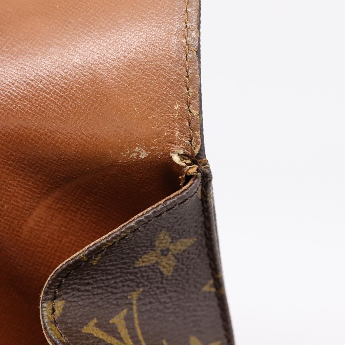 LOUIS VUITTON Monogram Cartouchiere GM Shoulder Bag M51252 LV Auth bs37089