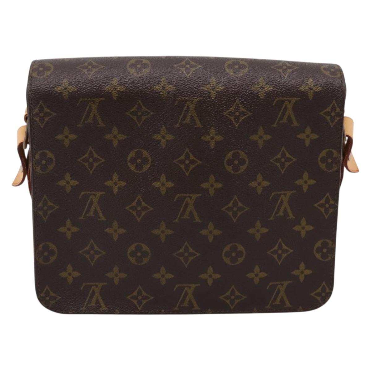 LOUIS VUITTON Monogram Cartouchiere GM Shoulder Bag M51252 LV Auth bs37089