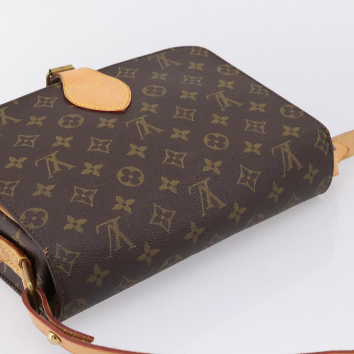 LOUIS VUITTON Monogram Cartouchiere GM Shoulder Bag M51252 LV Auth bs37089