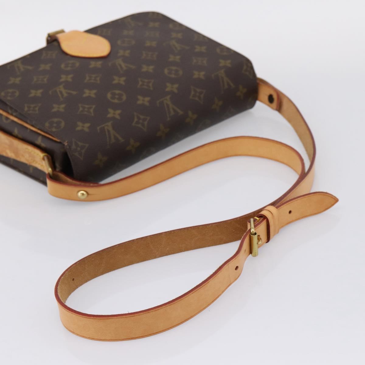 LOUIS VUITTON Monogram Cartouchiere GM Shoulder Bag M51252 LV Auth bs37089