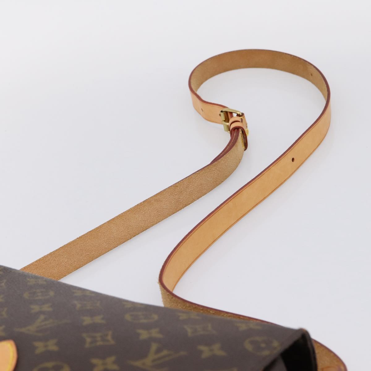 LOUIS VUITTON Monogram Cartouchiere GM Shoulder Bag M51252 LV Auth bs37089