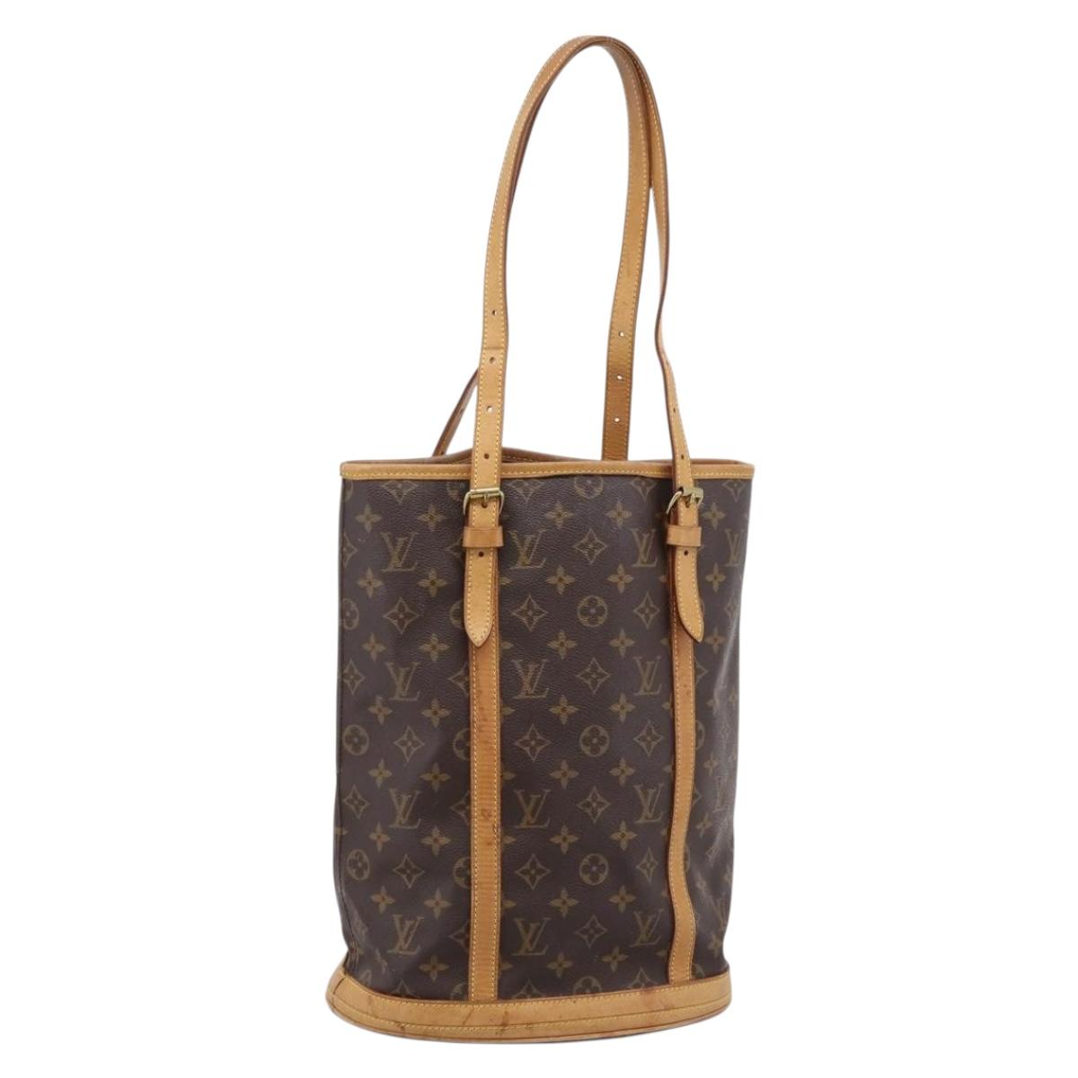 LOUIS VUITTON Monogram Bucket GM Shoulder Bag M42236 LV Auth bs37090