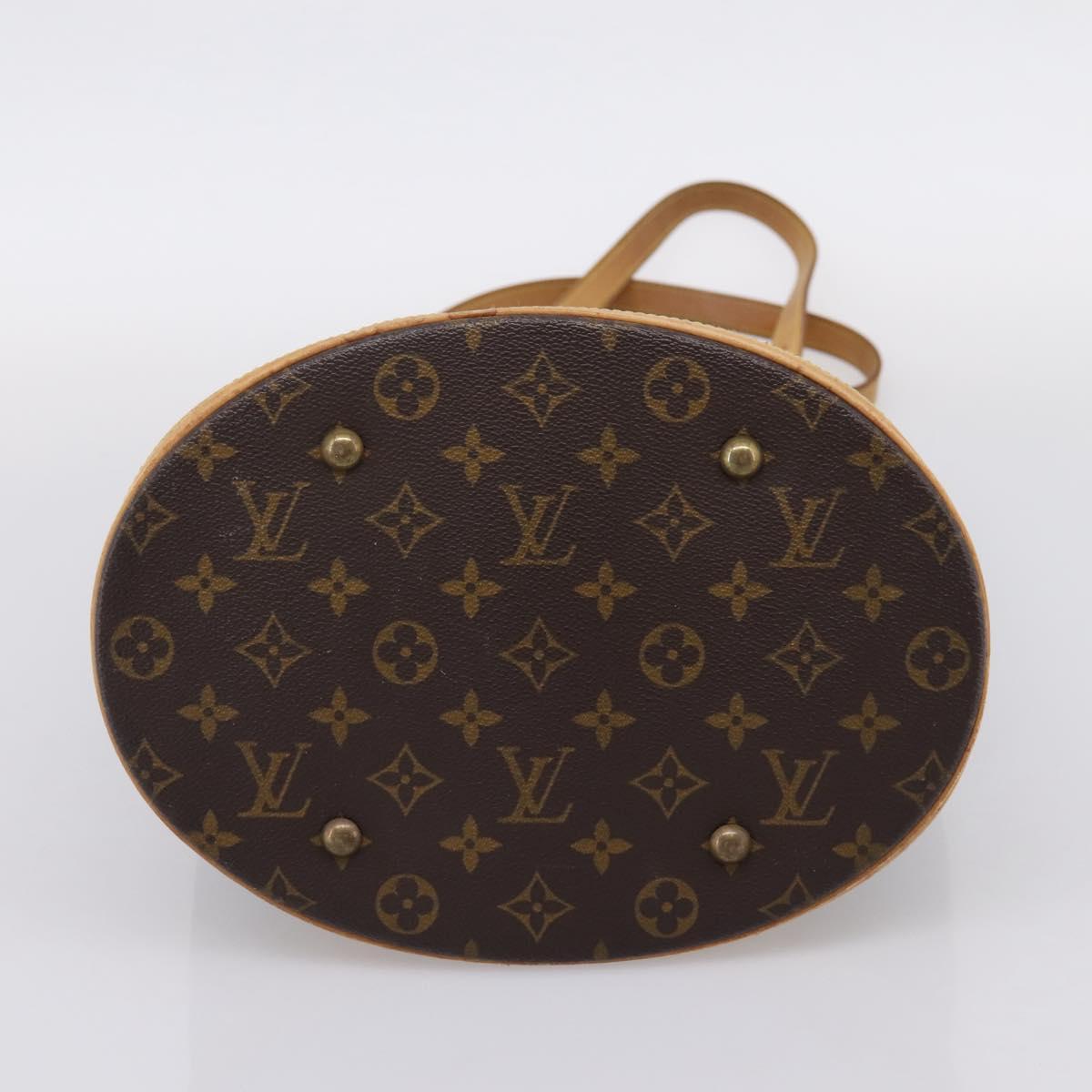 LOUIS VUITTON Monogram Bucket GM Shoulder Bag M42236 LV Auth bs37090