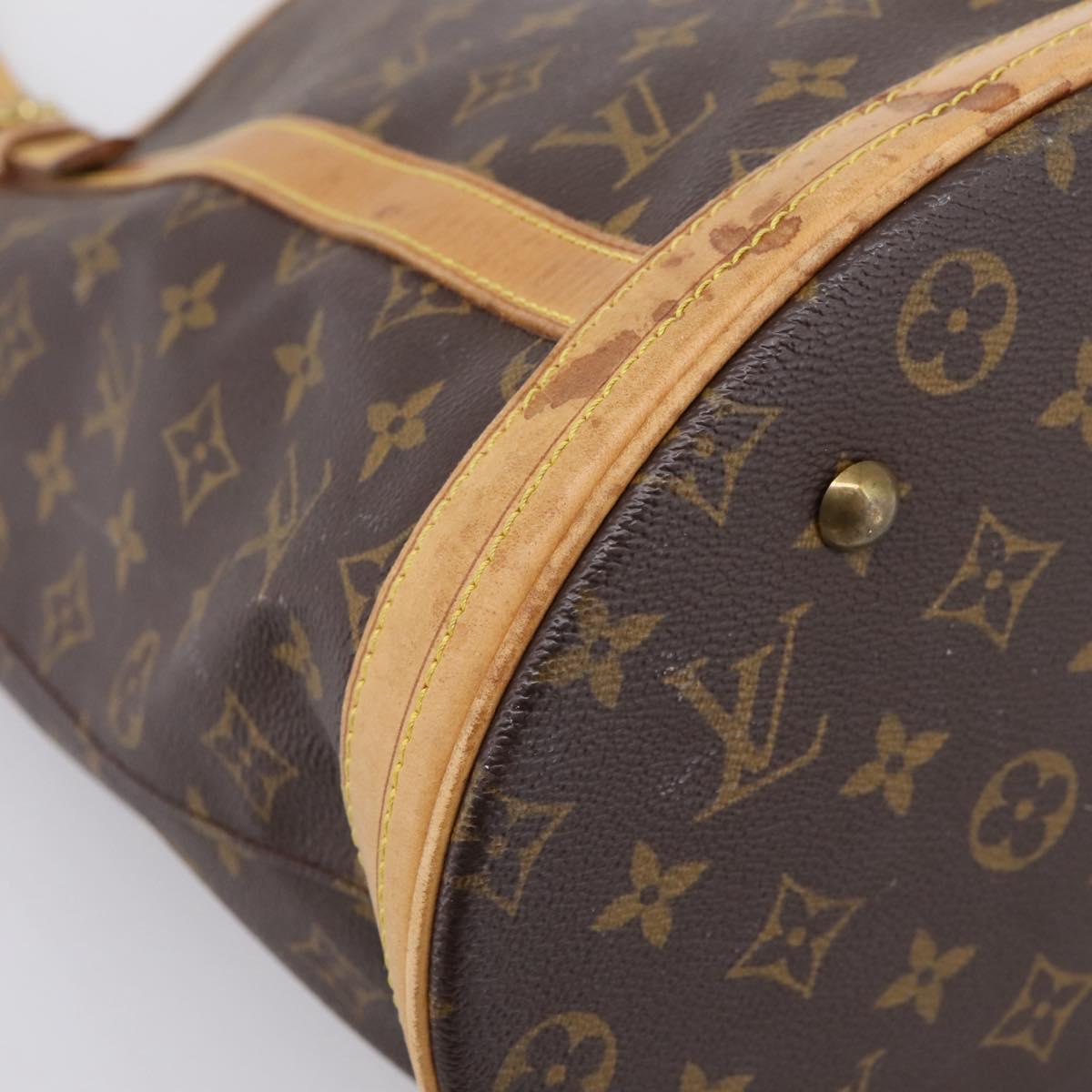 LOUIS VUITTON Monogram Bucket GM Shoulder Bag M42236 LV Auth bs37090