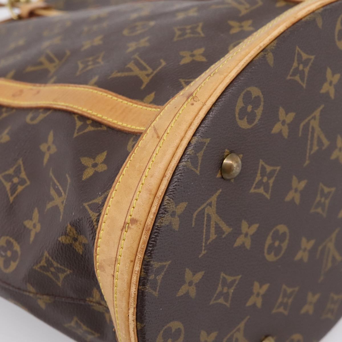 LOUIS VUITTON Monogram Bucket GM Shoulder Bag M42236 LV Auth bs37090