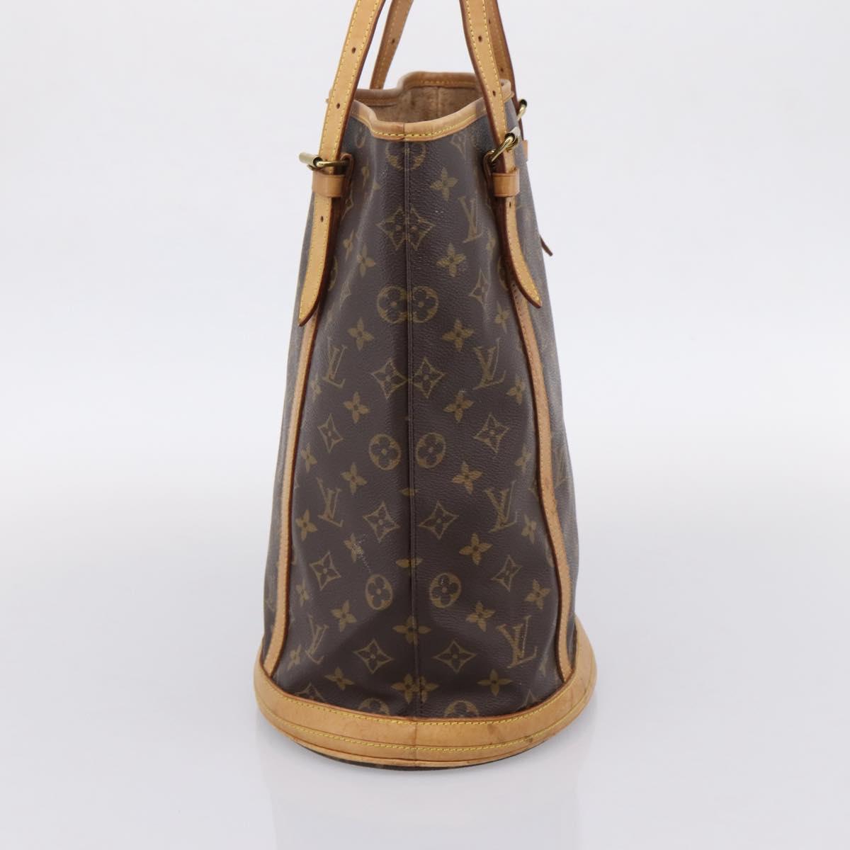 LOUIS VUITTON Monogram Bucket GM Shoulder Bag M42236 LV Auth bs37090