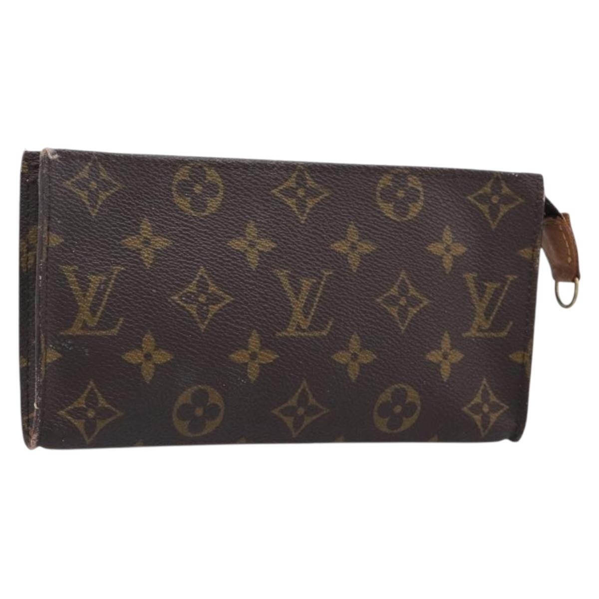 LOUIS VUITTON Monogram Bucket GM Pouch Accessory Pouch LV Auth bs37091