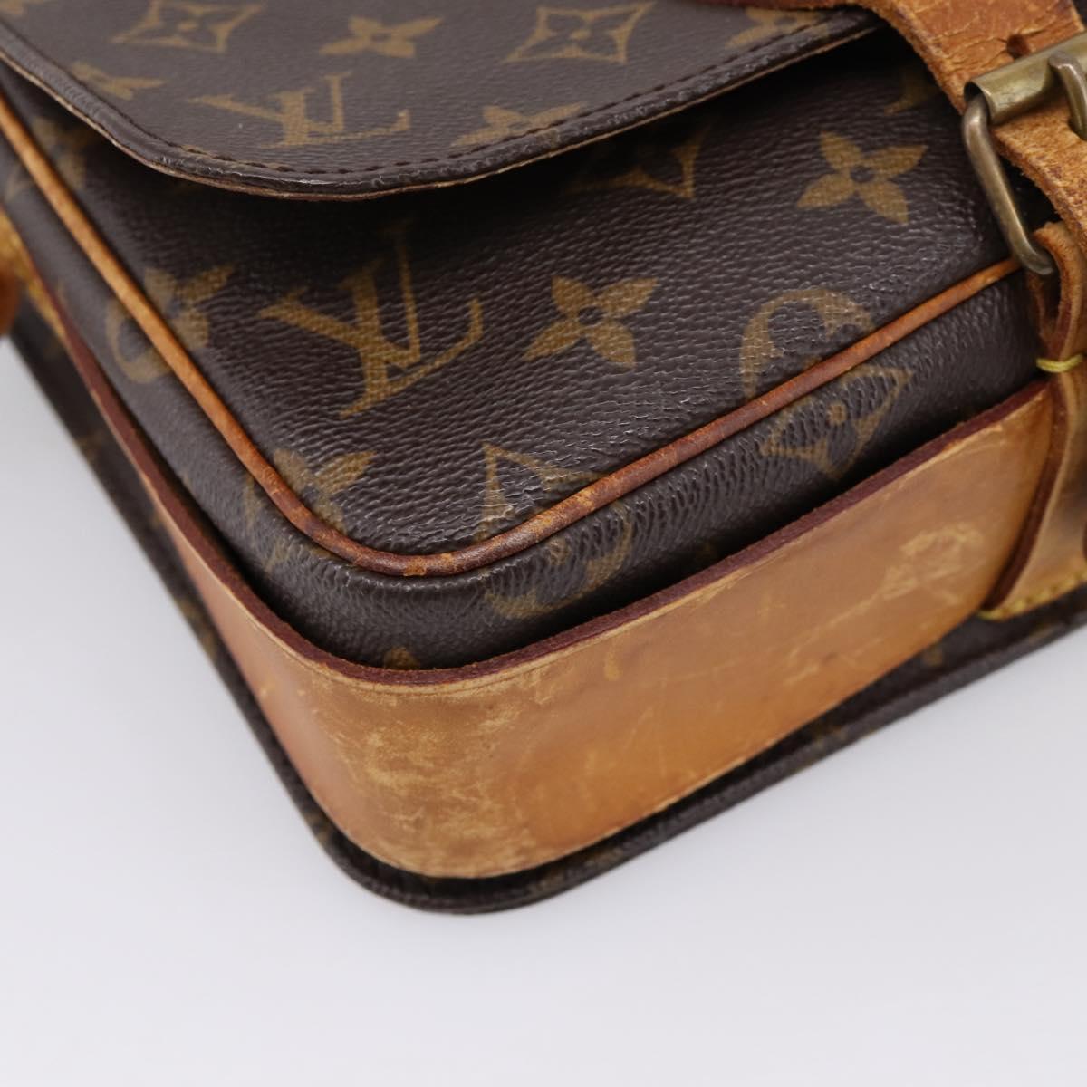 LOUIS VUITTON Monogram Cartouchiere MM Shoulder Bag M51253 LV Auth bs37092