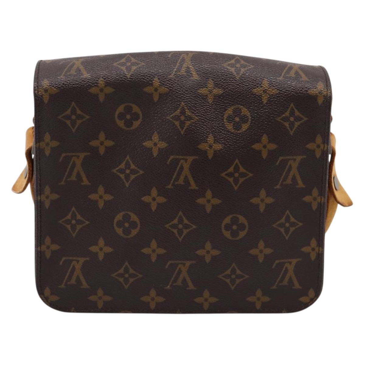 LOUIS VUITTON Monogram Cartouchiere MM Shoulder Bag M51253 LV Auth bs37092