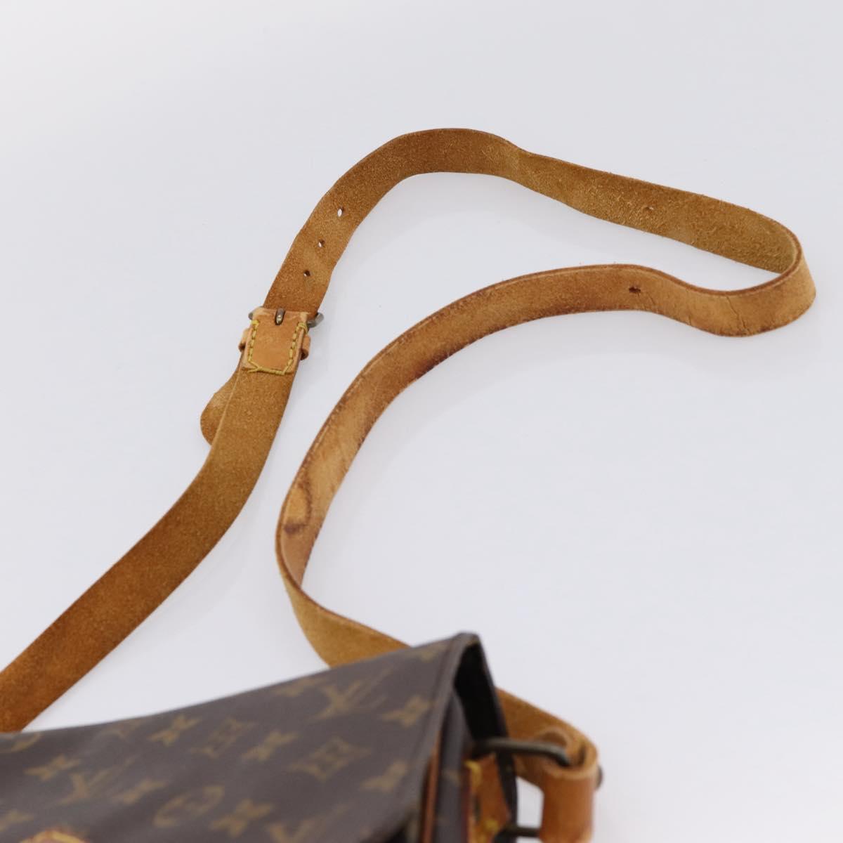 LOUIS VUITTON Monogram Cartouchiere MM Shoulder Bag M51253 LV Auth bs37092