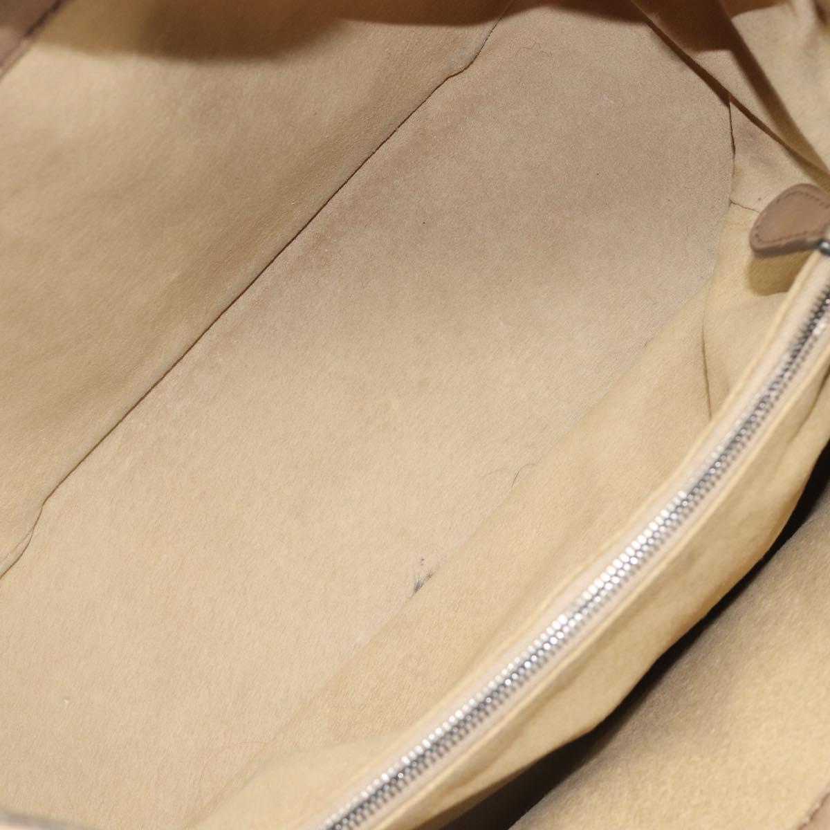 BOTTEGA VENETA INTRECCIATO Hand Bag Leather Beige 180176 Auth bs37104