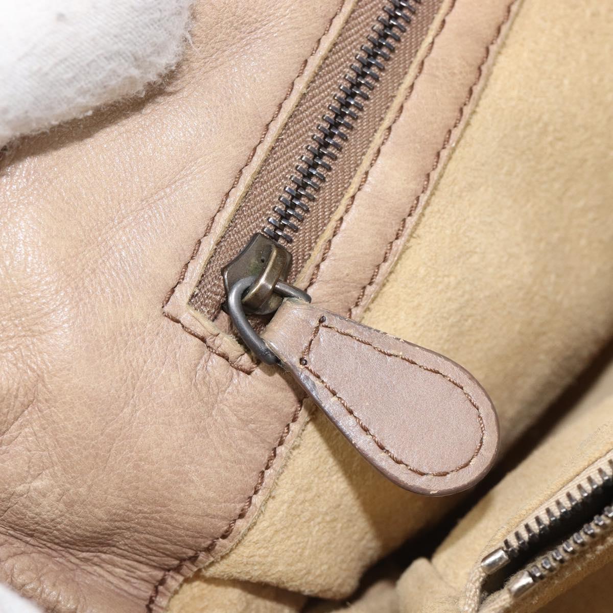 BOTTEGA VENETA INTRECCIATO Hand Bag Leather Beige 180176 Auth bs37104