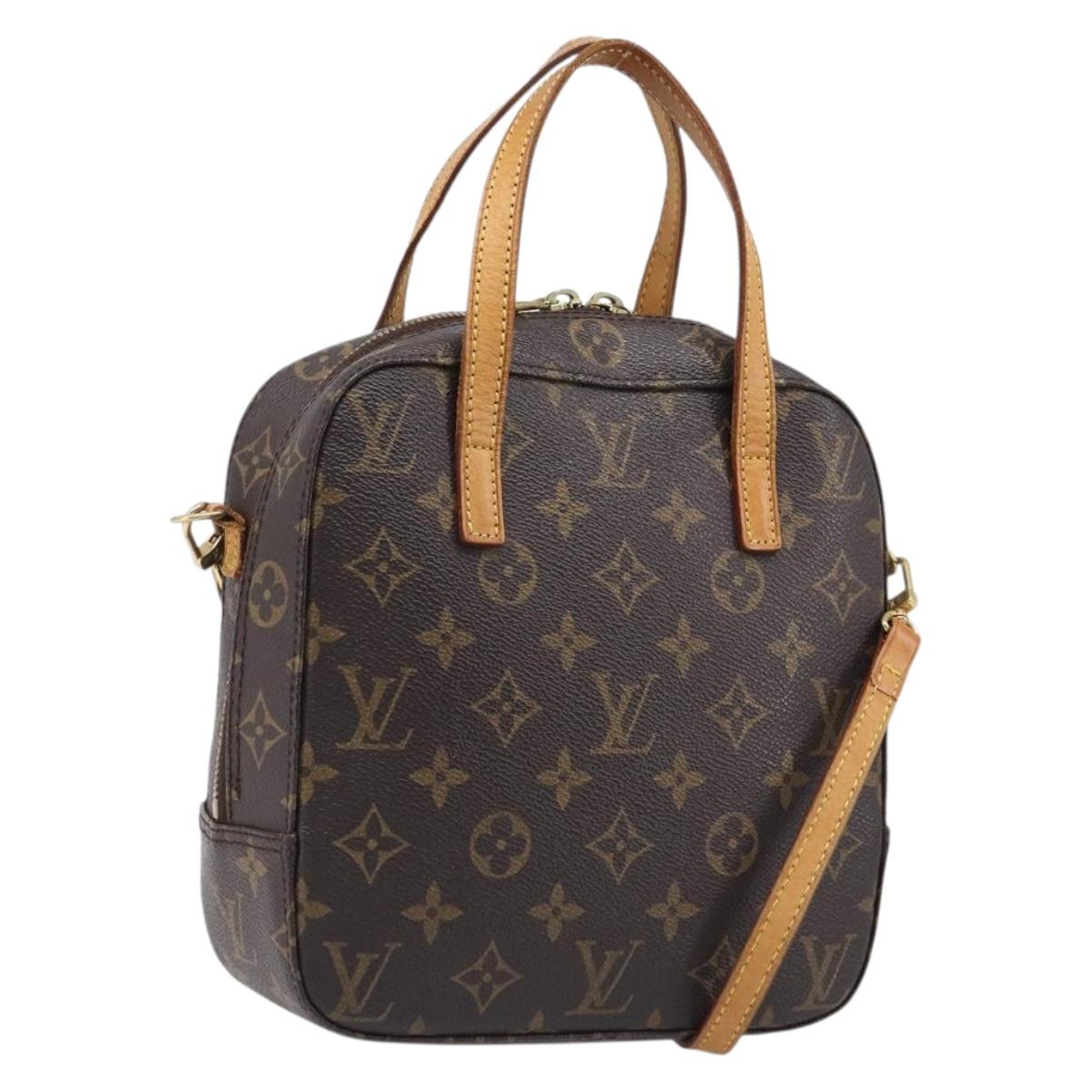 LOUIS VUITTON Monogram Spontini Hand Bag M47500 LV Auth bs37107