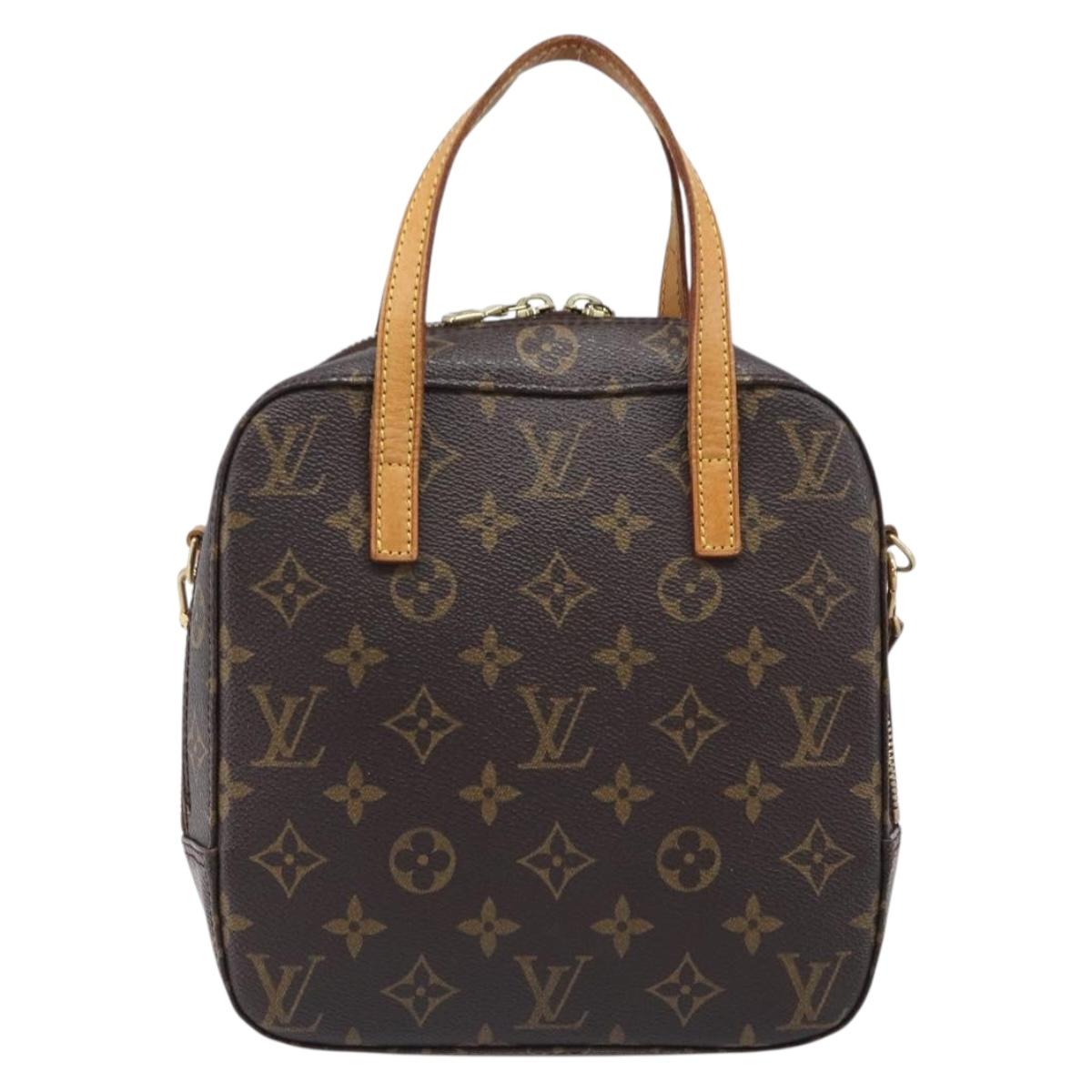 LOUIS VUITTON Monogram Spontini Hand Bag M47500 LV Auth bs37107