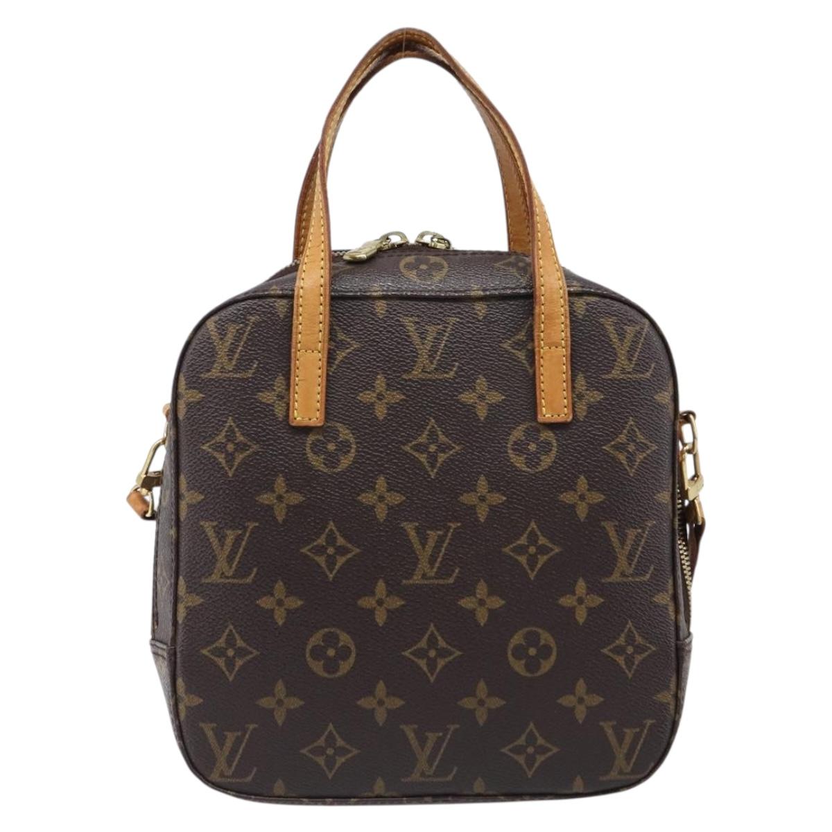 LOUIS VUITTON Monogram Spontini Hand Bag M47500 LV Auth bs37107