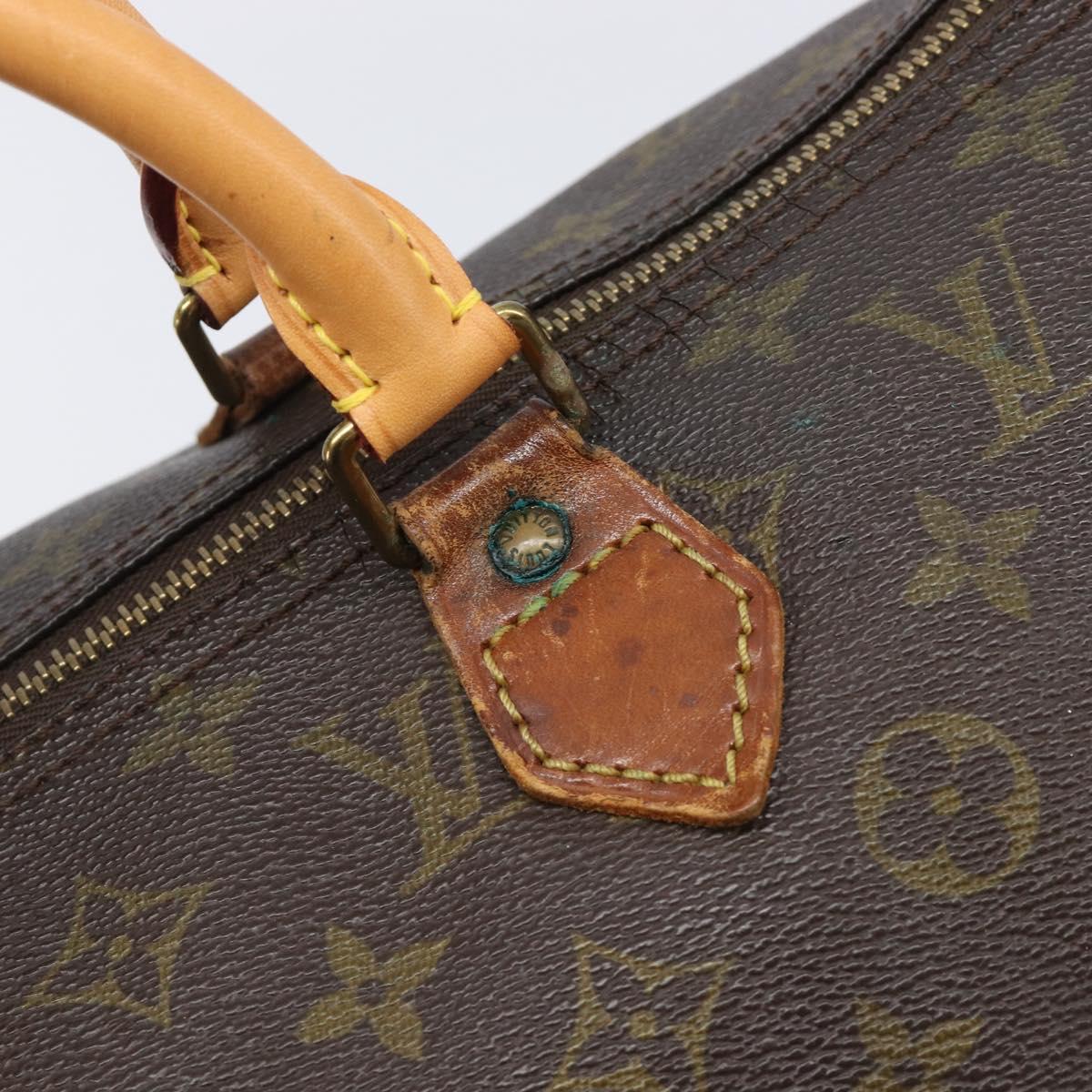 LOUIS VUITTON Monogram Speedy 35 Hand Bag M41524 LV Auth bs37108