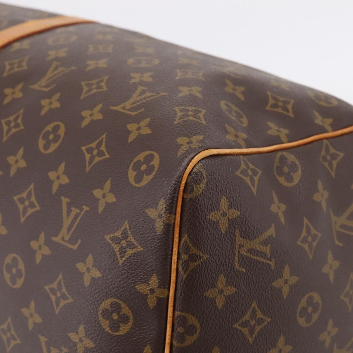 LOUIS VUITTON Monogram Keepall 60 Boston Bag M41422 LV Auth bs37111