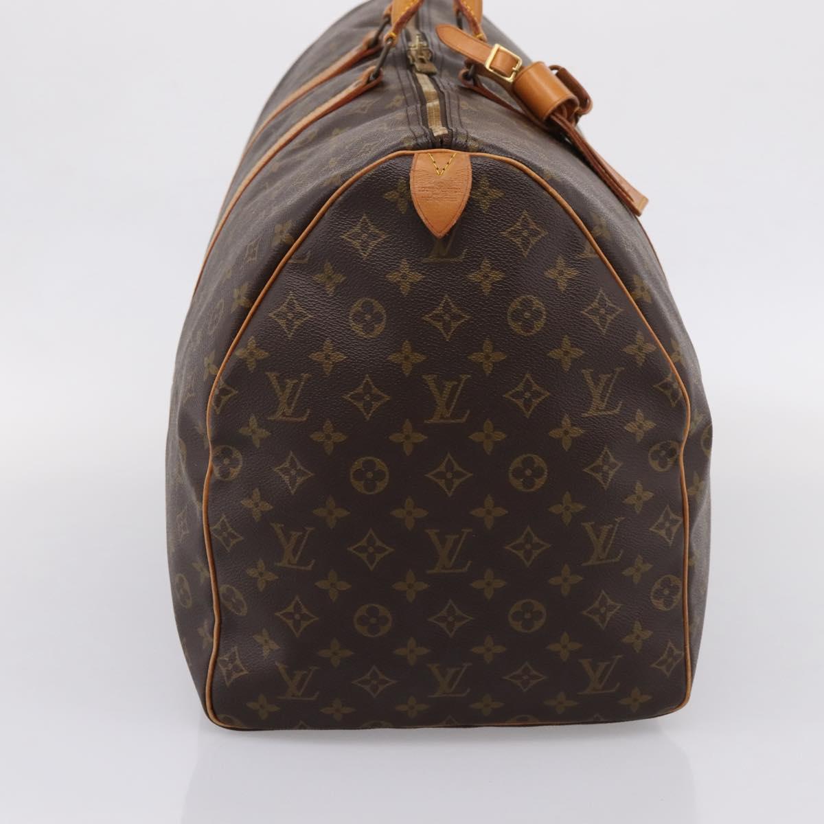 LOUIS VUITTON Monogram Keepall 60 Boston Bag M41422 LV Auth bs37111