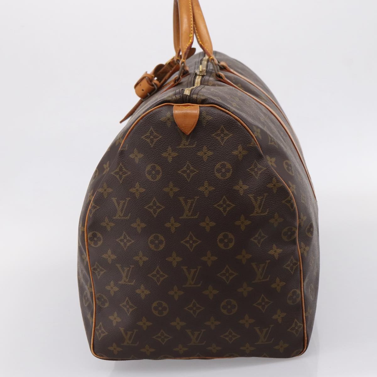 LOUIS VUITTON Monogram Keepall 60 Boston Bag M41422 LV Auth bs37111
