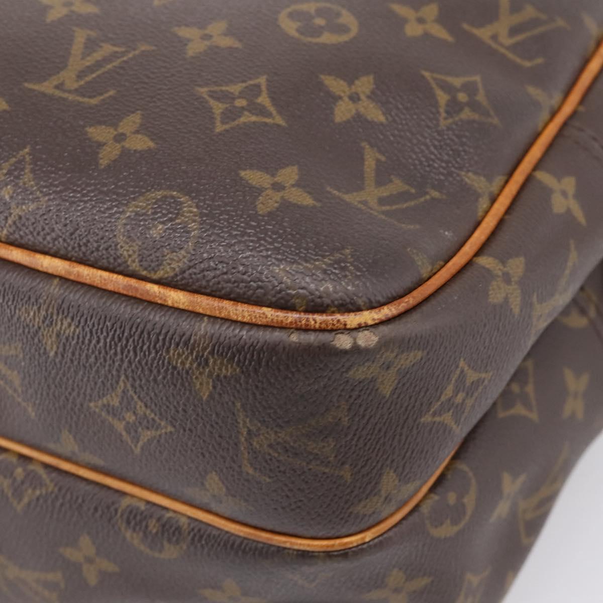 LOUIS VUITTON Monogram Reporter GM Shoulder Bag M45252 LV Auth bs37112