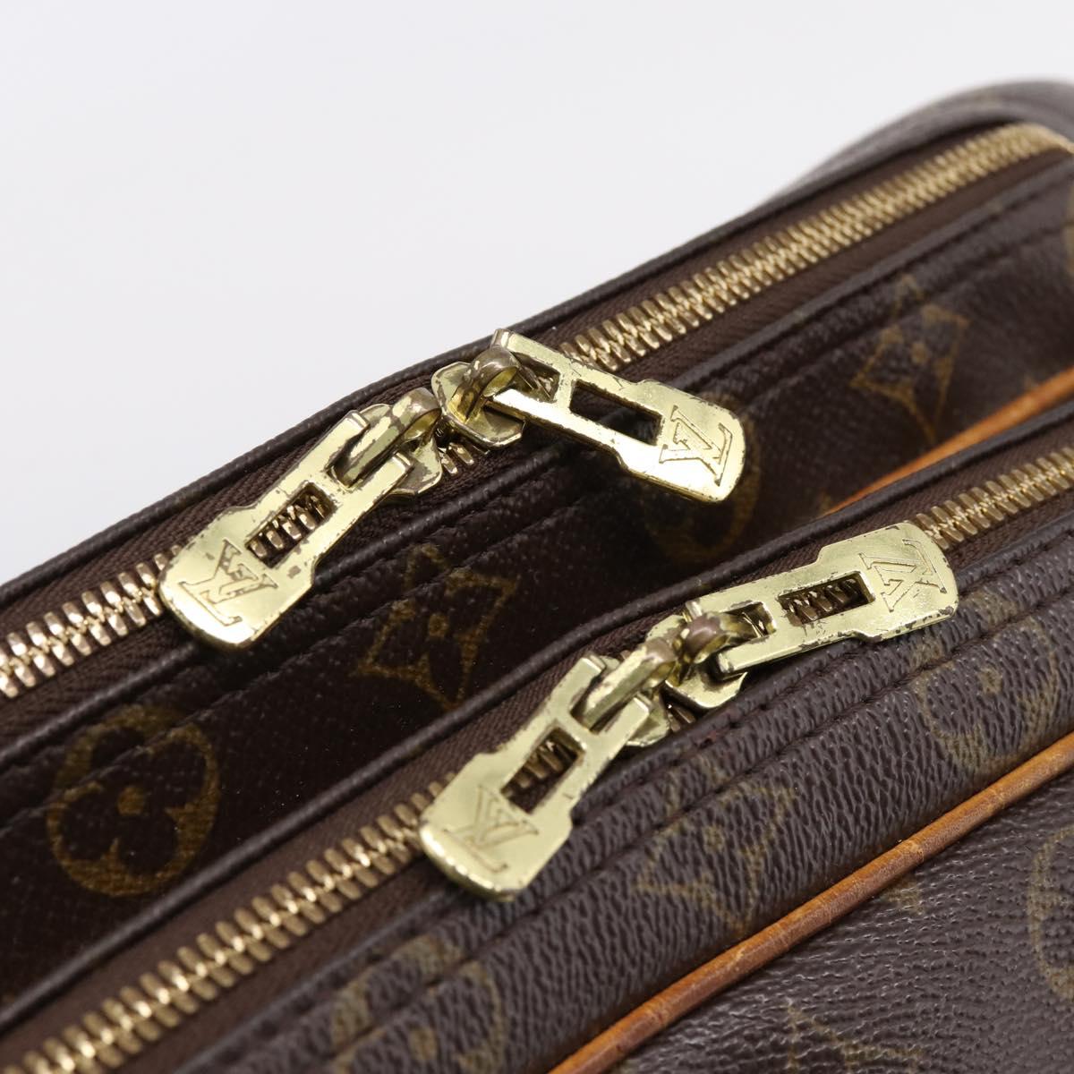 LOUIS VUITTON Monogram Reporter GM Shoulder Bag M45252 LV Auth bs37112