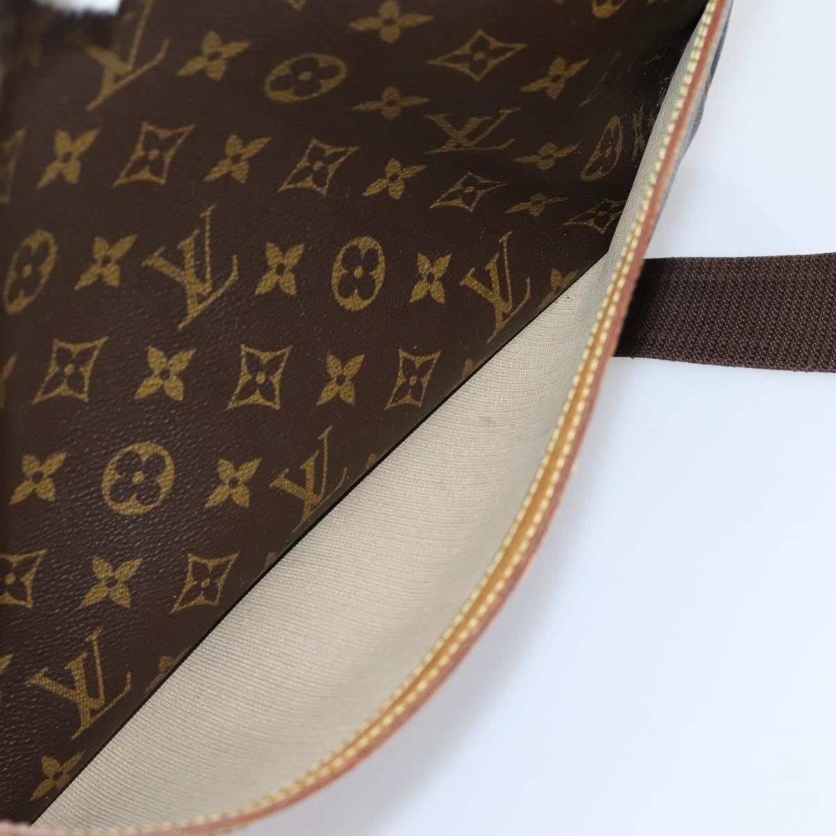 LOUIS VUITTON Monogram Reporter GM Shoulder Bag M45252 LV Auth bs37112