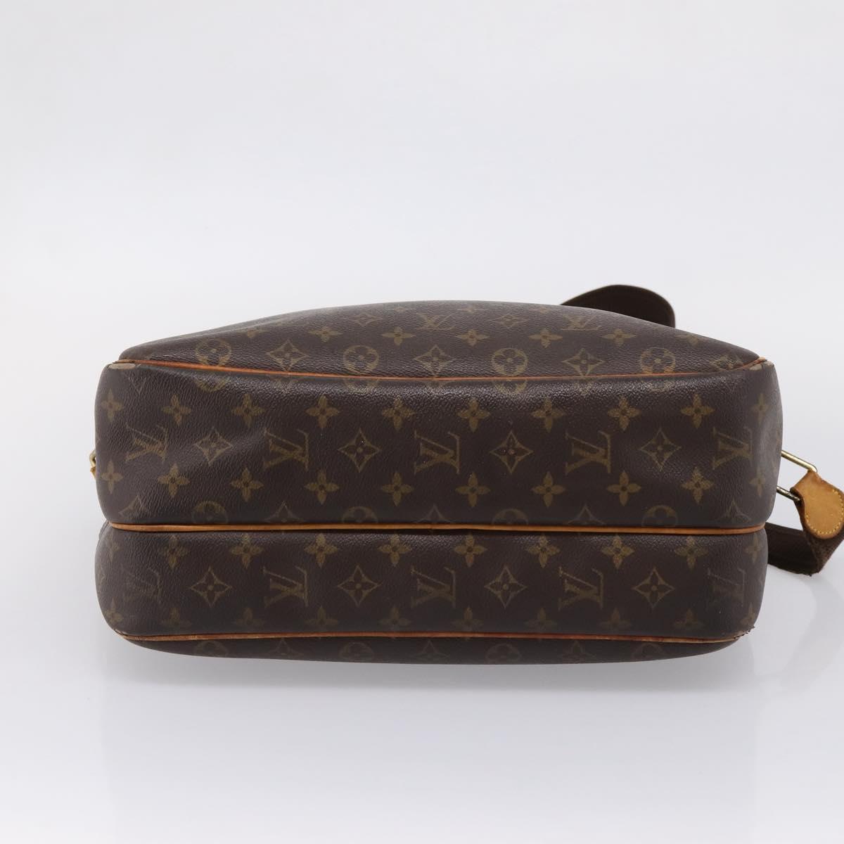 LOUIS VUITTON Monogram Reporter GM Shoulder Bag M45252 LV Auth bs37112