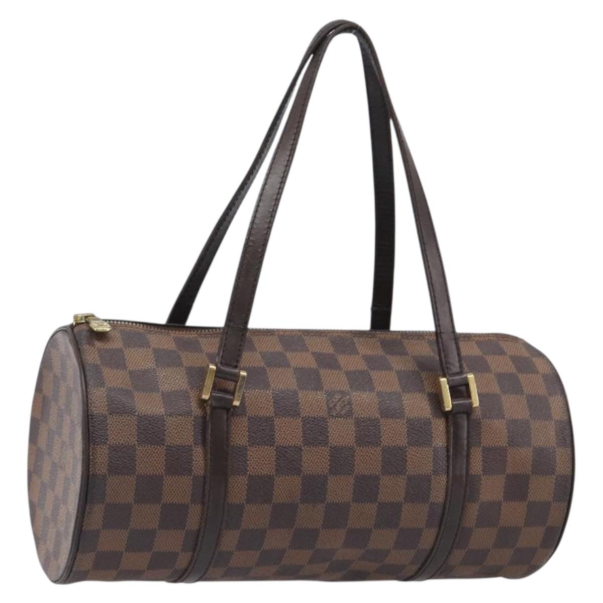 LOUIS VUITTON Damier Ebene Papillon 30 Hand Bag N51303 LV Auth bs37114