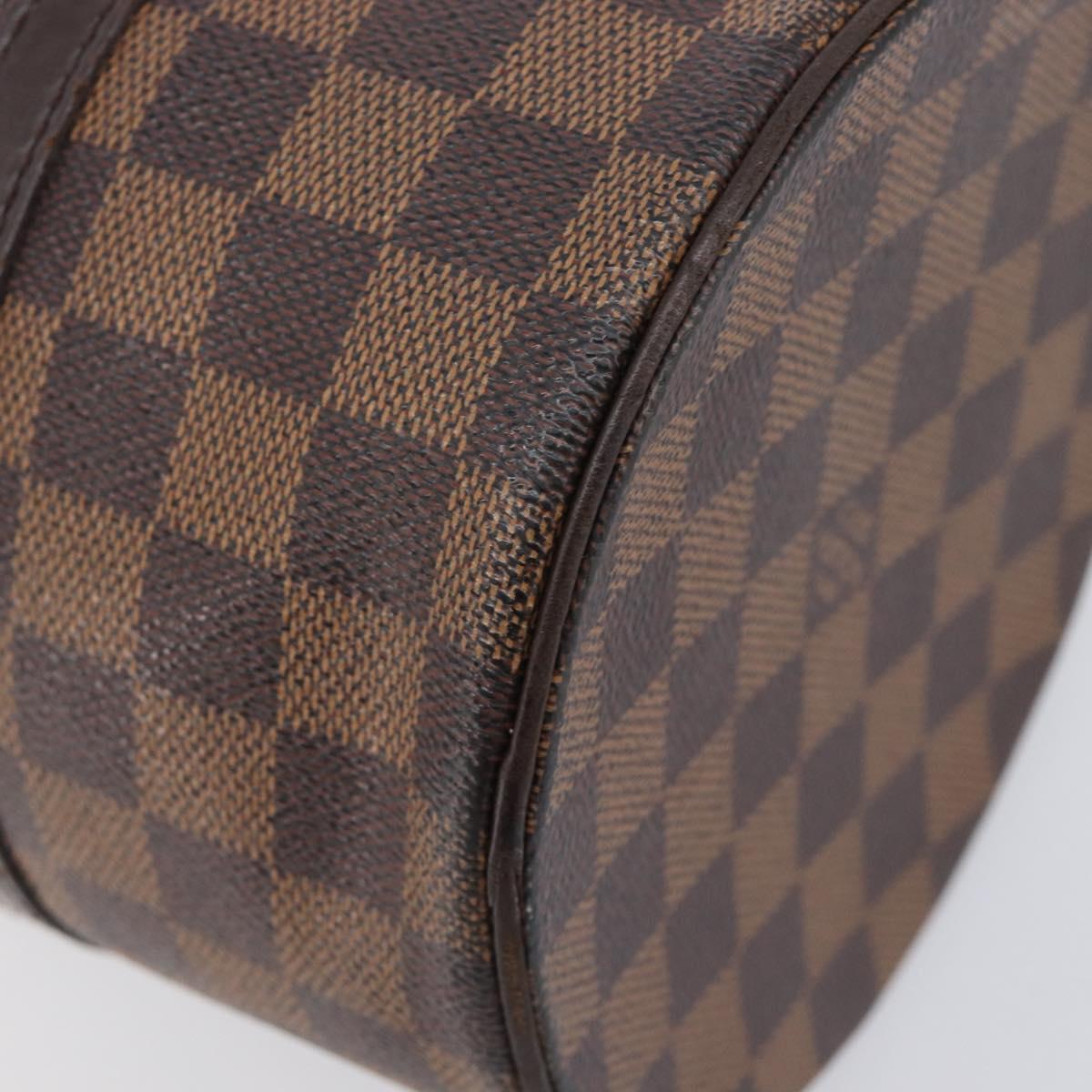 LOUIS VUITTON Damier Ebene Papillon 30 Hand Bag N51303 LV Auth bs37114