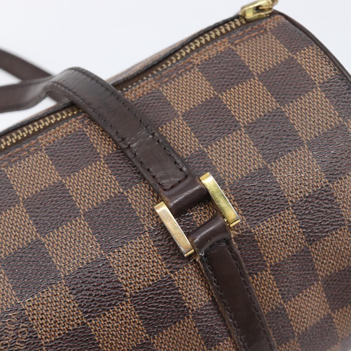 LOUIS VUITTON Damier Ebene Papillon 30 Hand Bag N51303 LV Auth bs37114