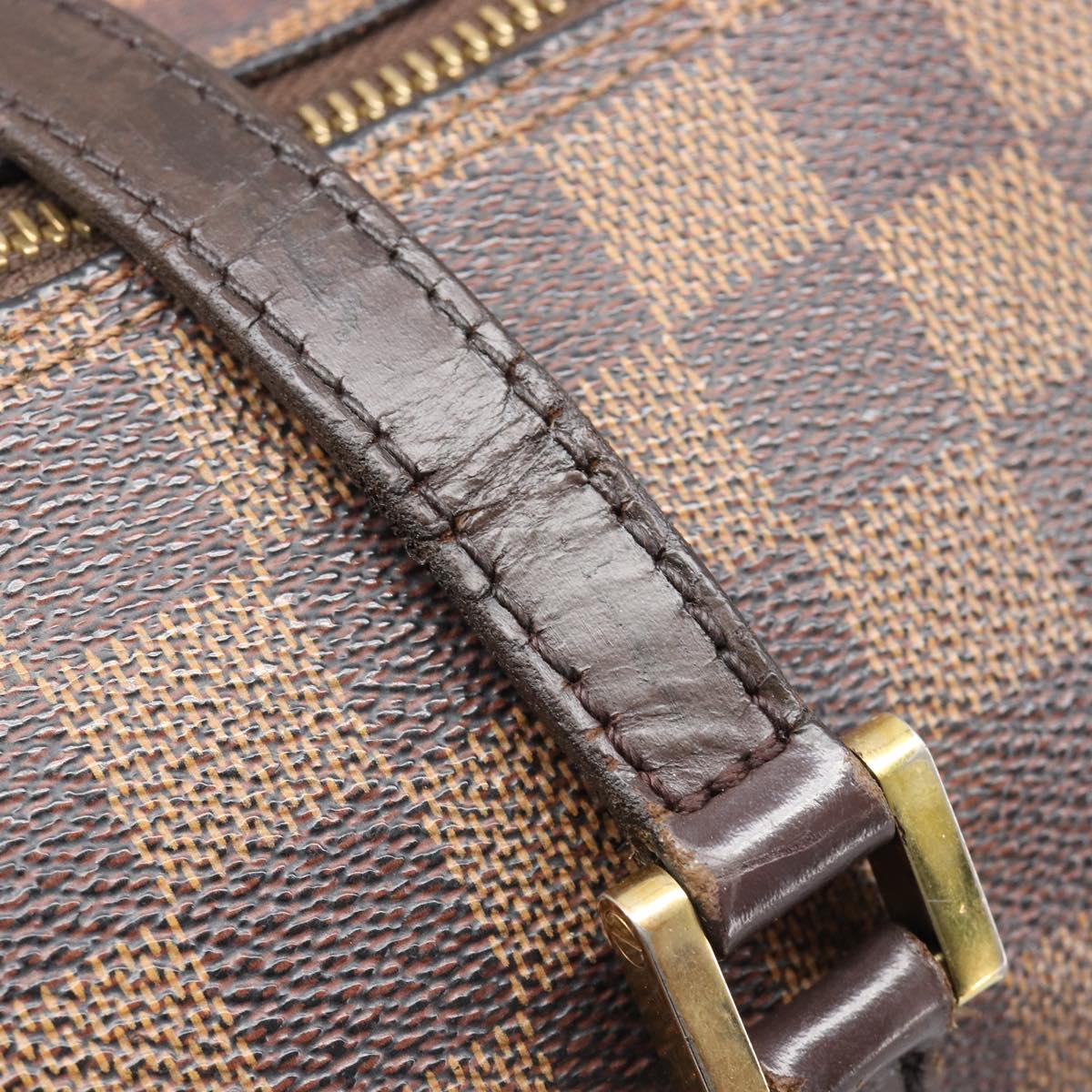 LOUIS VUITTON Damier Ebene Papillon 30 Hand Bag N51303 LV Auth bs37114