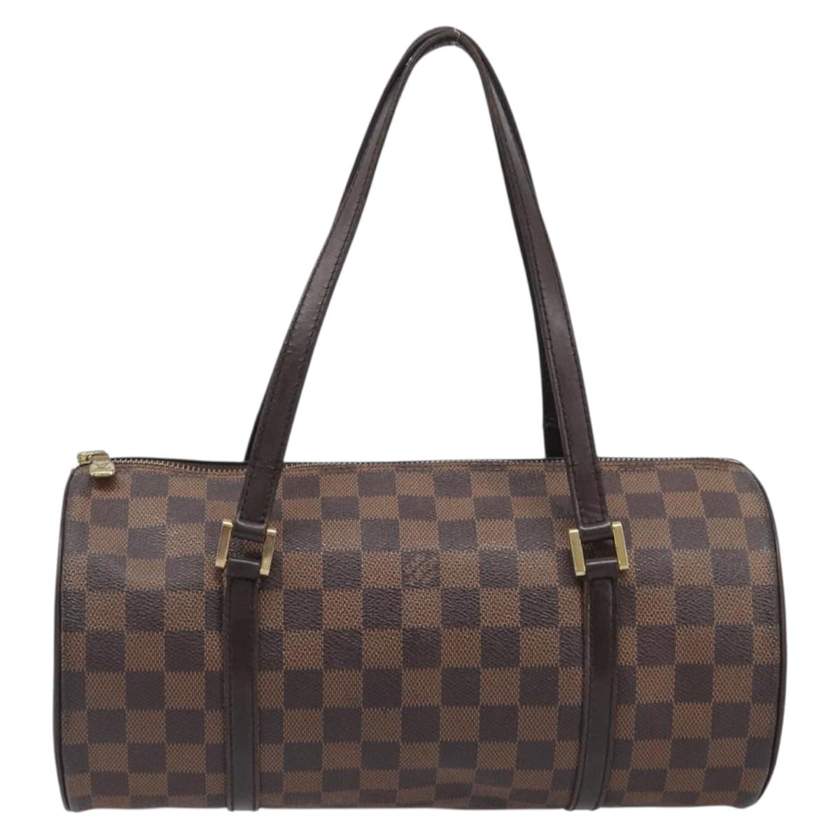 LOUIS VUITTON Damier Ebene Papillon 30 Hand Bag N51303 LV Auth bs37114