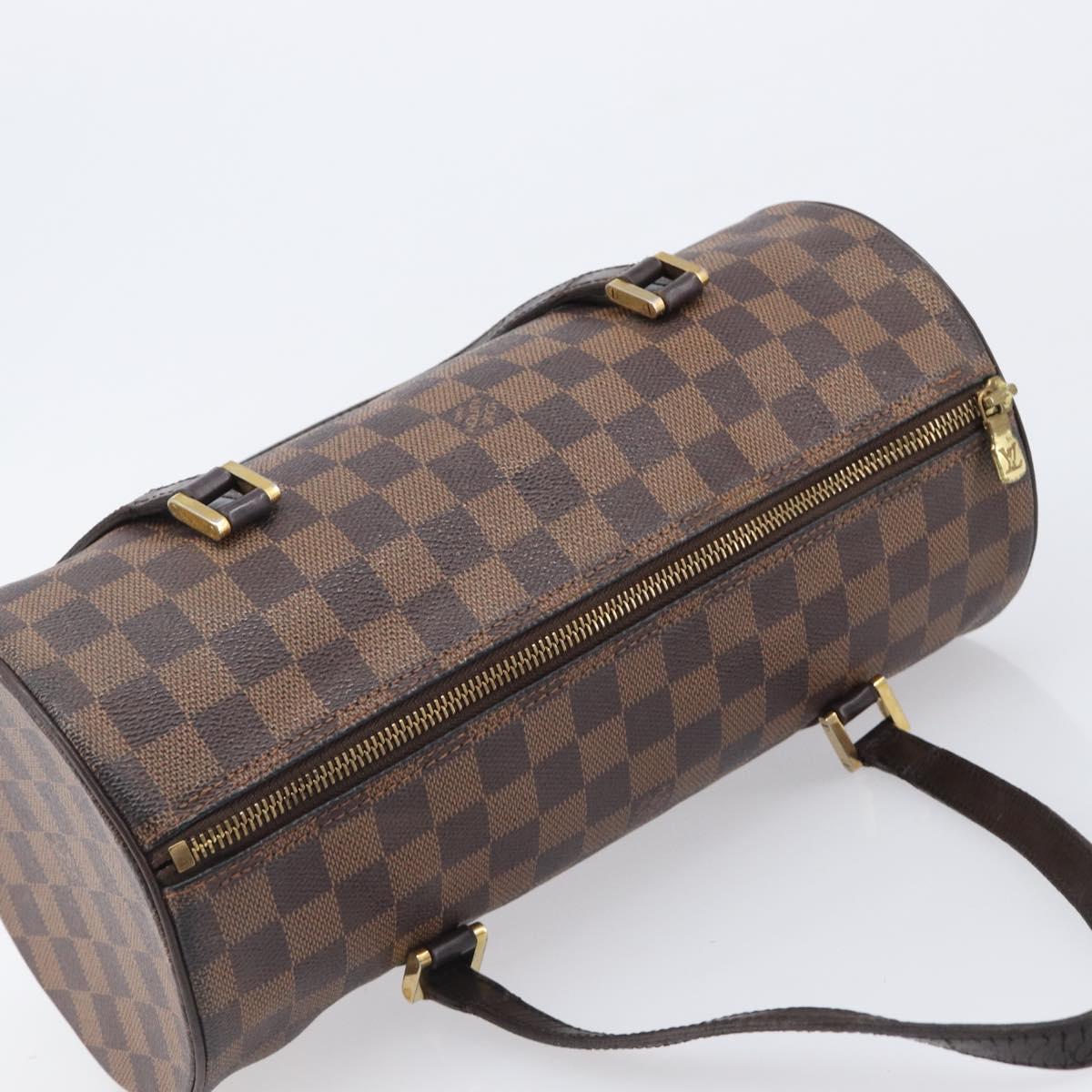 LOUIS VUITTON Damier Ebene Papillon 30 Hand Bag N51303 LV Auth bs37114