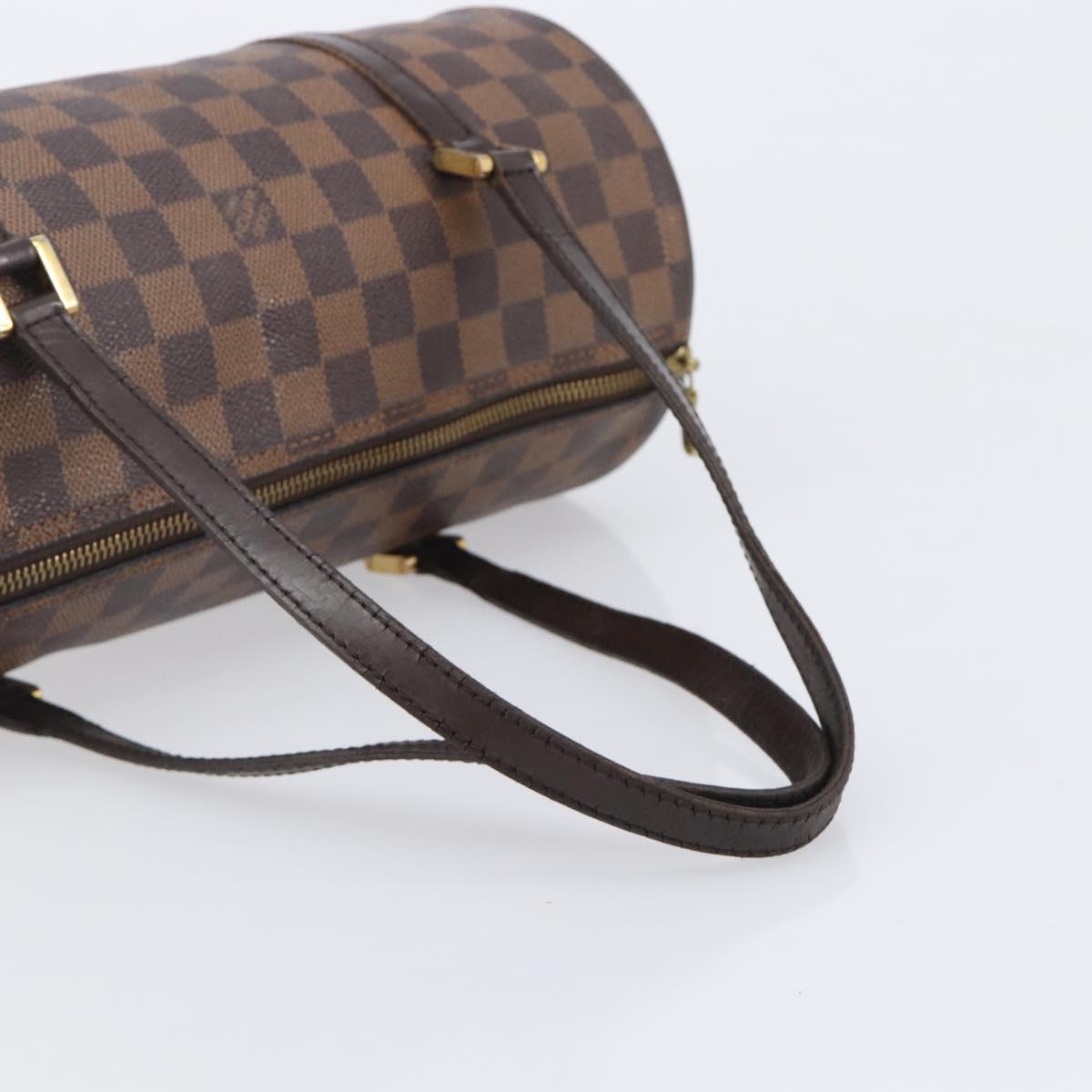 LOUIS VUITTON Damier Ebene Papillon 30 Hand Bag N51303 LV Auth bs37114