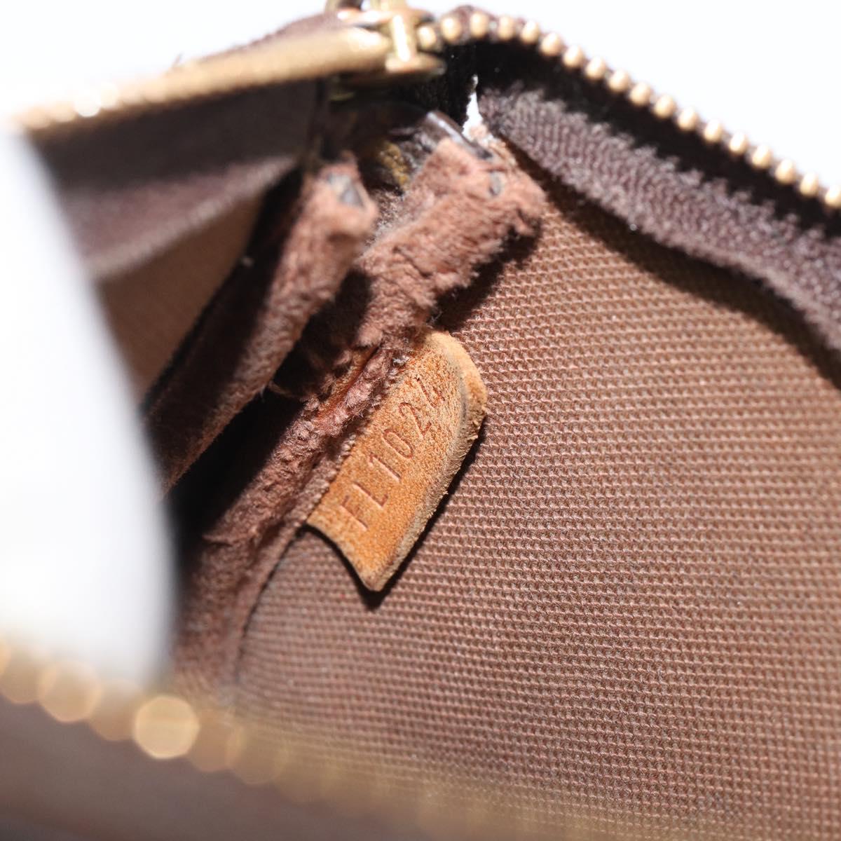 LOUIS VUITTON Monogram Mini Pochette Accessoires Pouch N41667 LV Auth bs37115