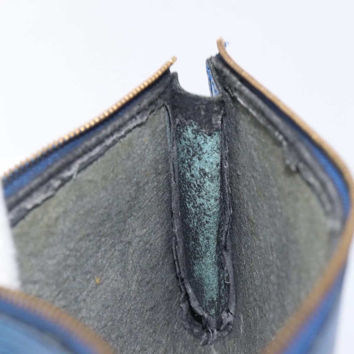 LOUIS VUITTON Epi Pochette Accessoires Accessory Pouch Blue M52985 Auth bs37126