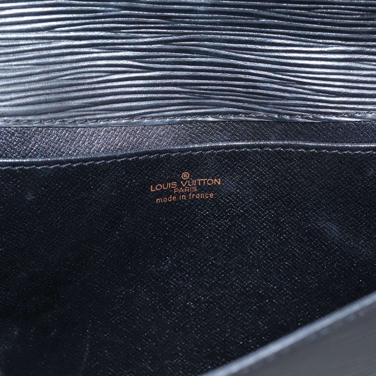 LOUIS VUITTON Epi Art Deco Clutch Bag Black M52632 LV Auth bs37127A