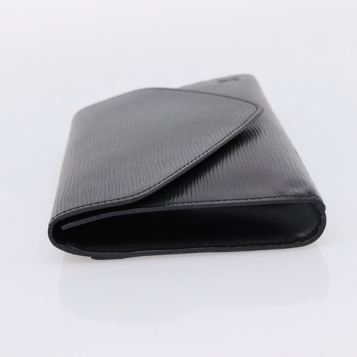 LOUIS VUITTON Epi Art Deco Clutch Bag Black M52632 LV Auth bs37127A