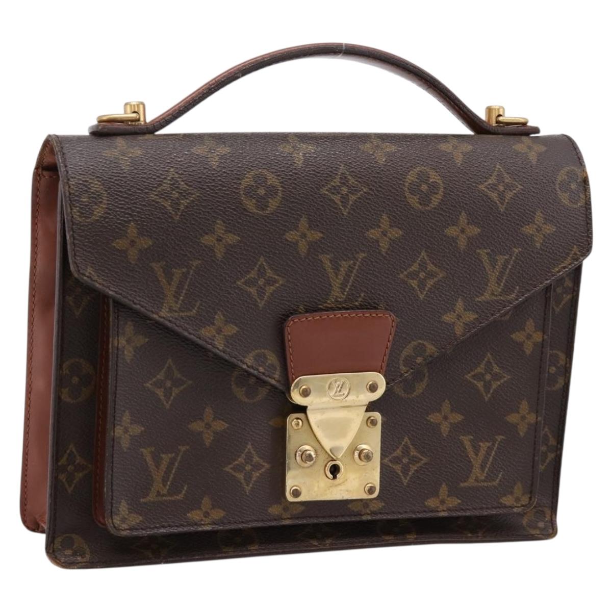 LOUIS VUITTON Monogram Monceau 26 Hand Bag M51187 LV Auth bs37130
