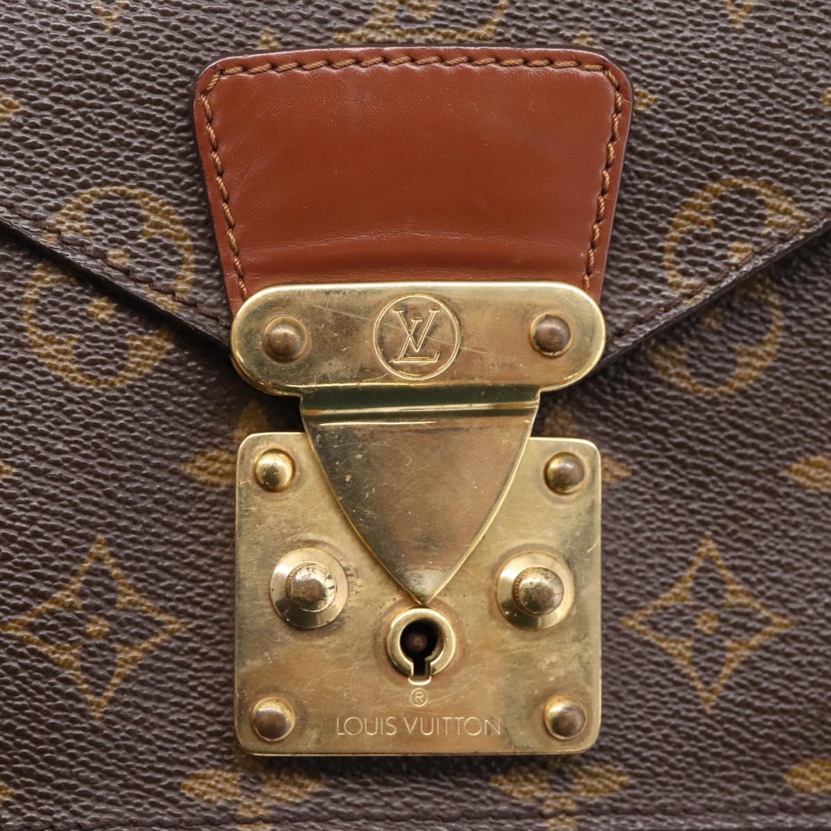 LOUIS VUITTON Monogram Monceau 26 Hand Bag M51187 LV Auth bs37130