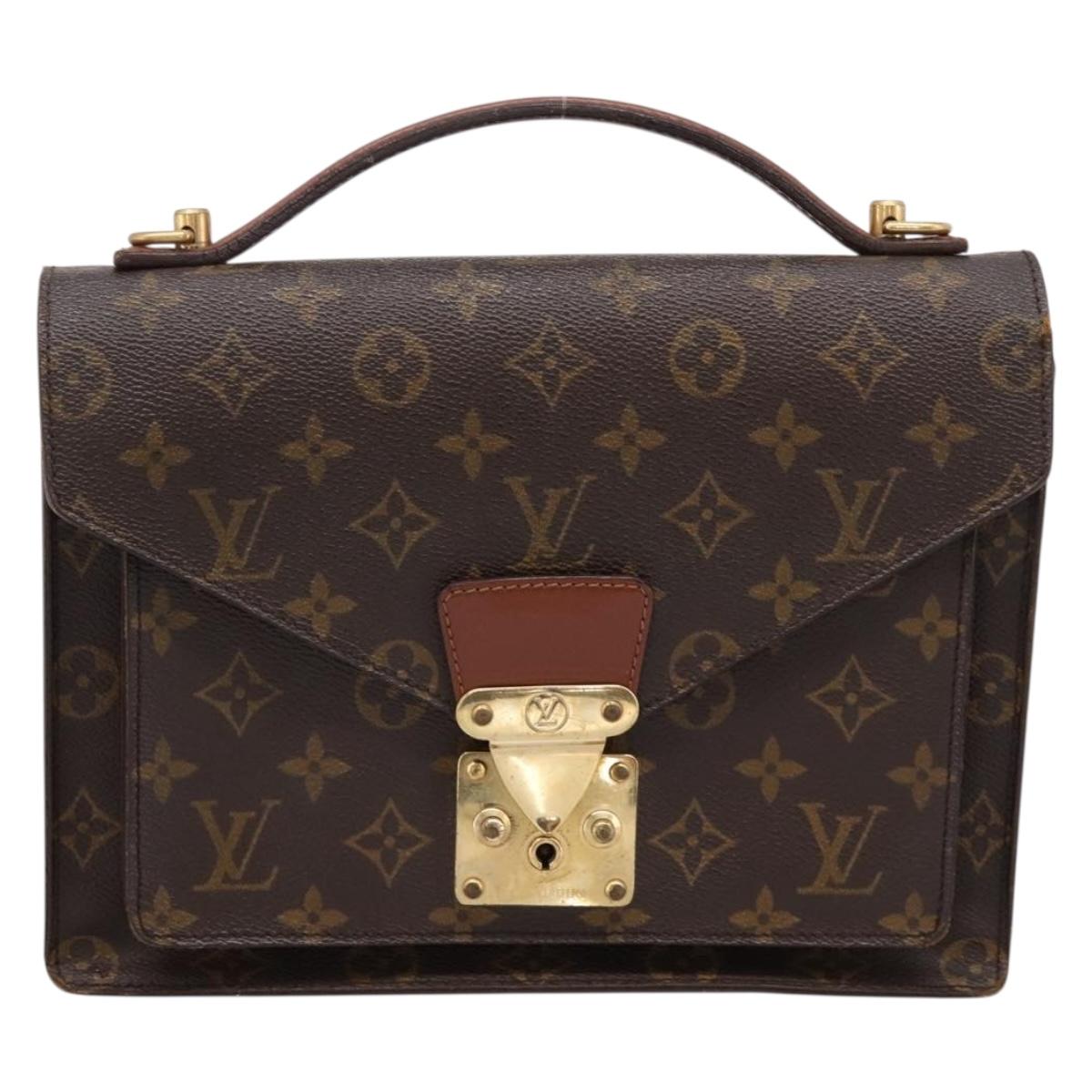 LOUIS VUITTON Monogram Monceau 26 Hand Bag M51187 LV Auth bs37130