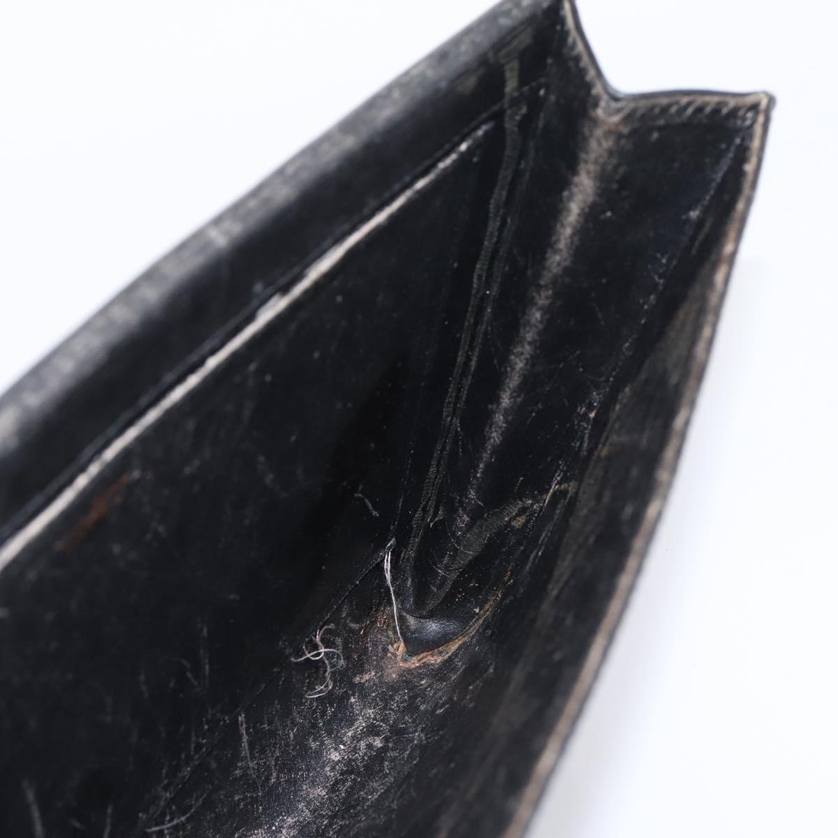 LOUIS VUITTON Epi Jena Clutch Bag Black M52722 LV Auth bs37134