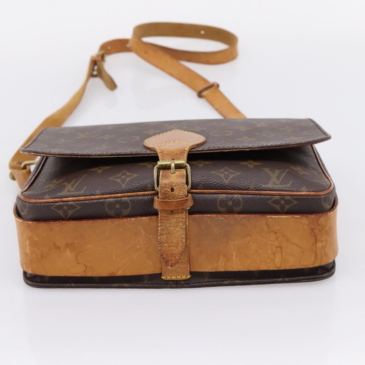 LOUIS VUITTON Monogram Cartouchiere GM Shoulder Bag M51252 LV Auth bs37135