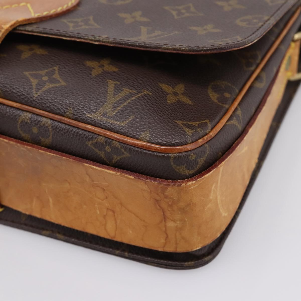 LOUIS VUITTON Monogram Cartouchiere GM Shoulder Bag M51252 LV Auth bs37135