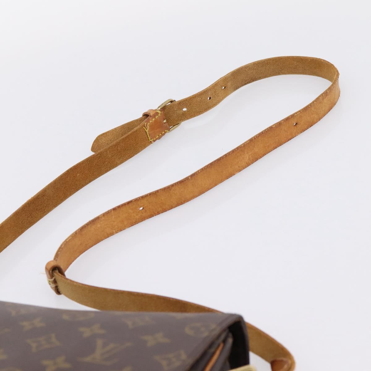 LOUIS VUITTON Monogram Cartouchiere GM Shoulder Bag M51252 LV Auth bs37135
