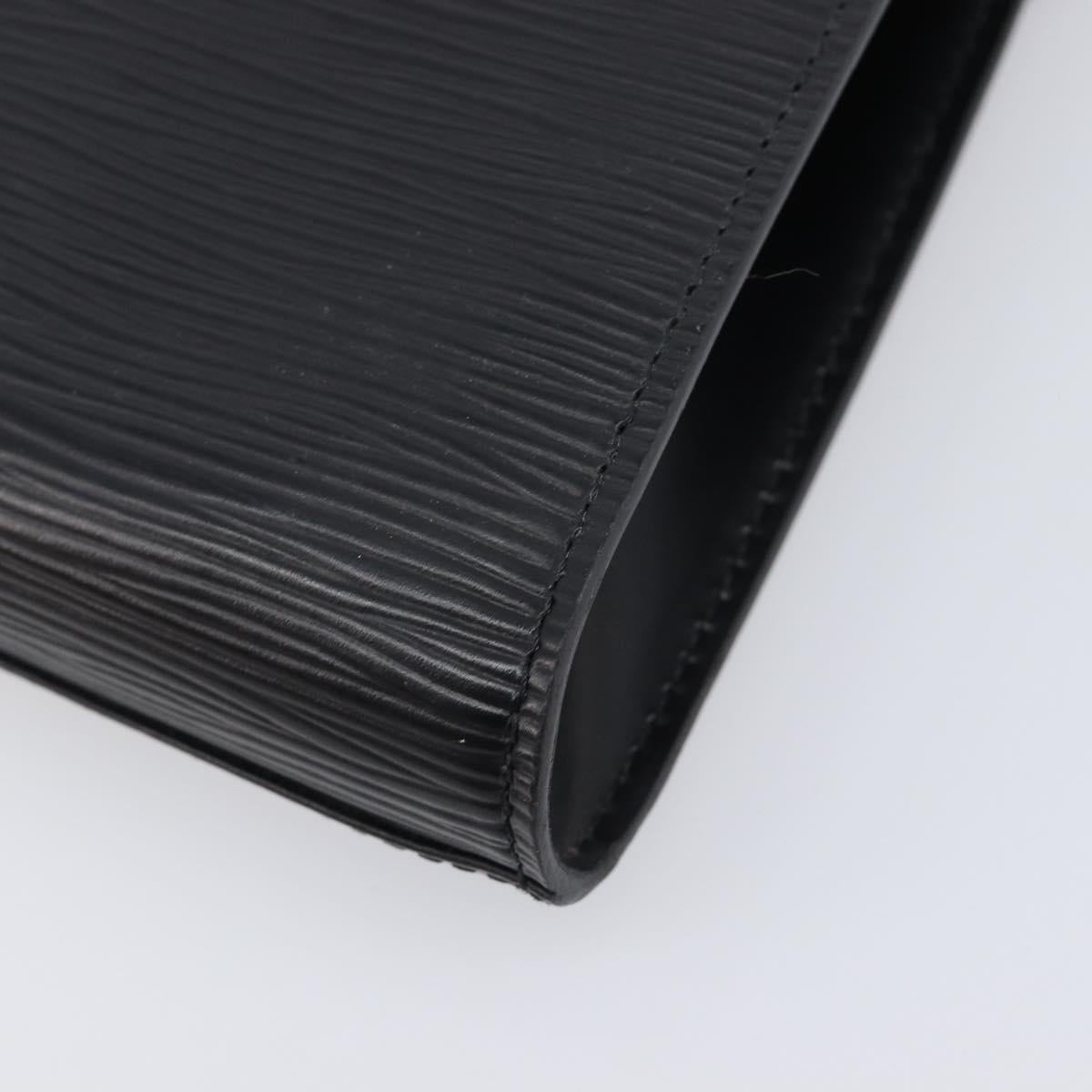 LOUIS VUITTON Epi Art Deco Clutch Bag Black M52632 LV Auth bs37136A