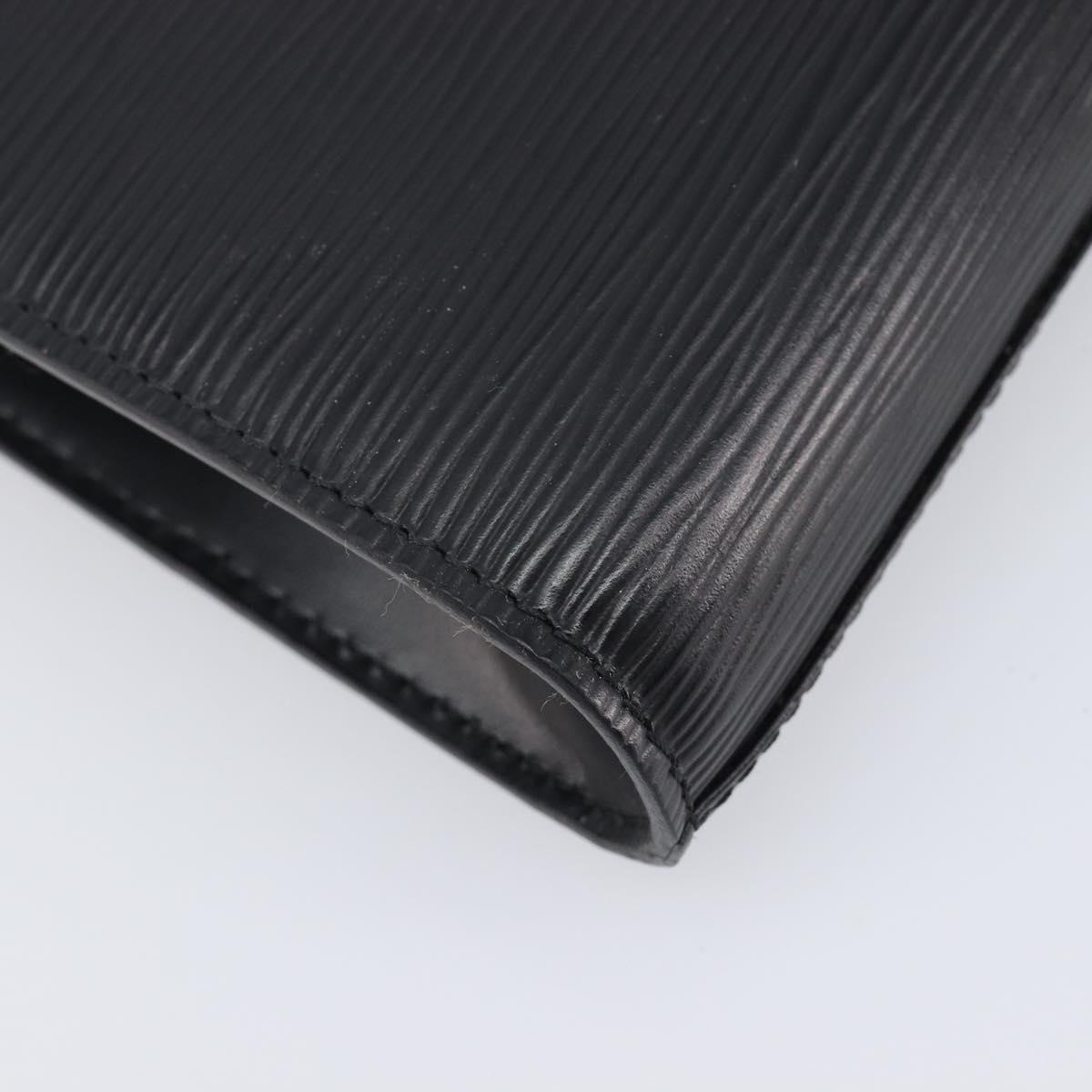 LOUIS VUITTON Epi Art Deco Clutch Bag Black M52632 LV Auth bs37136A