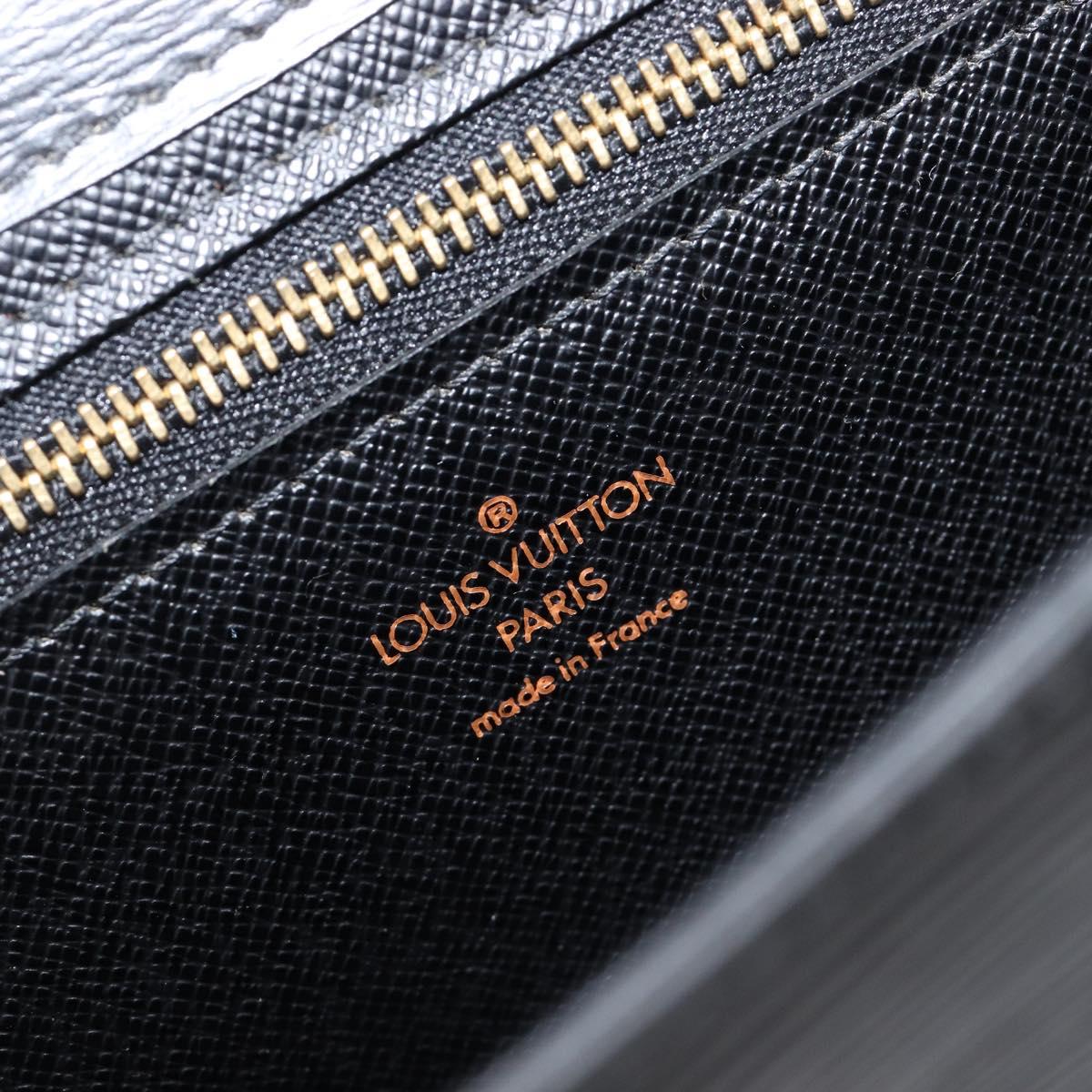 LOUIS VUITTON Epi Art Deco Clutch Bag Black M52632 LV Auth bs37136A