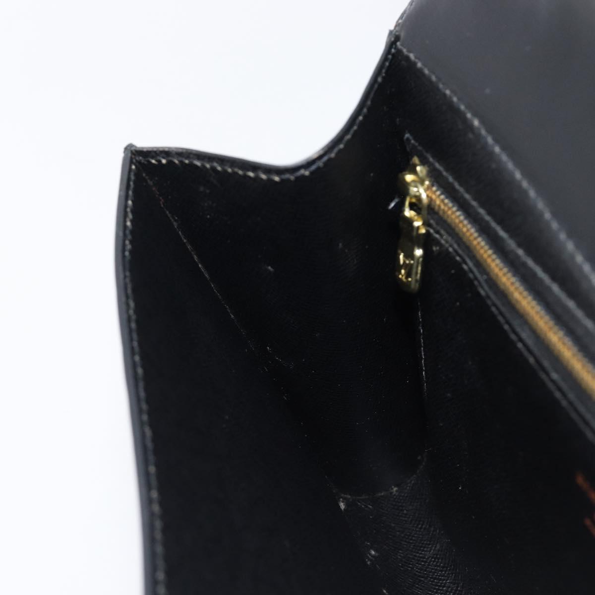 LOUIS VUITTON Epi Art Deco Clutch Bag Black M52632 LV Auth bs37136A